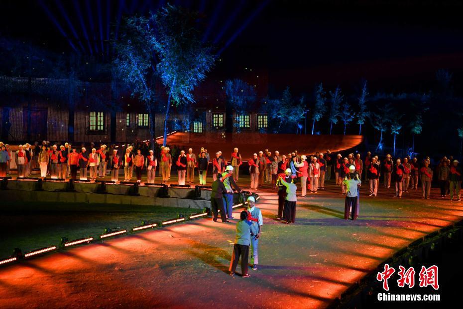 &ldquo;紅色圣地&rdquo;西柏坡上演大型實景劇《新中國從這里走來》